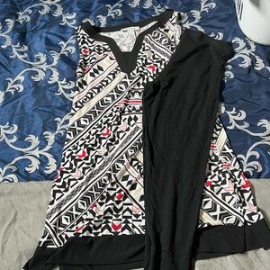 Black House White Market tunic dress and black leggings size small.